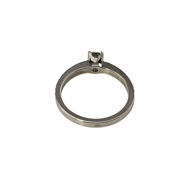 Vintage Tiffany & Co. Novo Platinum Diamond Engagement Ring Size 6 #9855 - Picture 5 of 8
